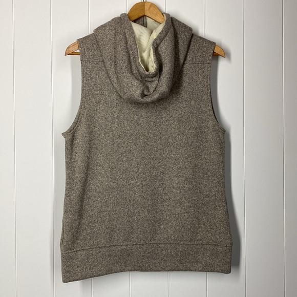 Burton DryRide WB Starr Tan Grey Vest With Hood - Picture 4 of 8